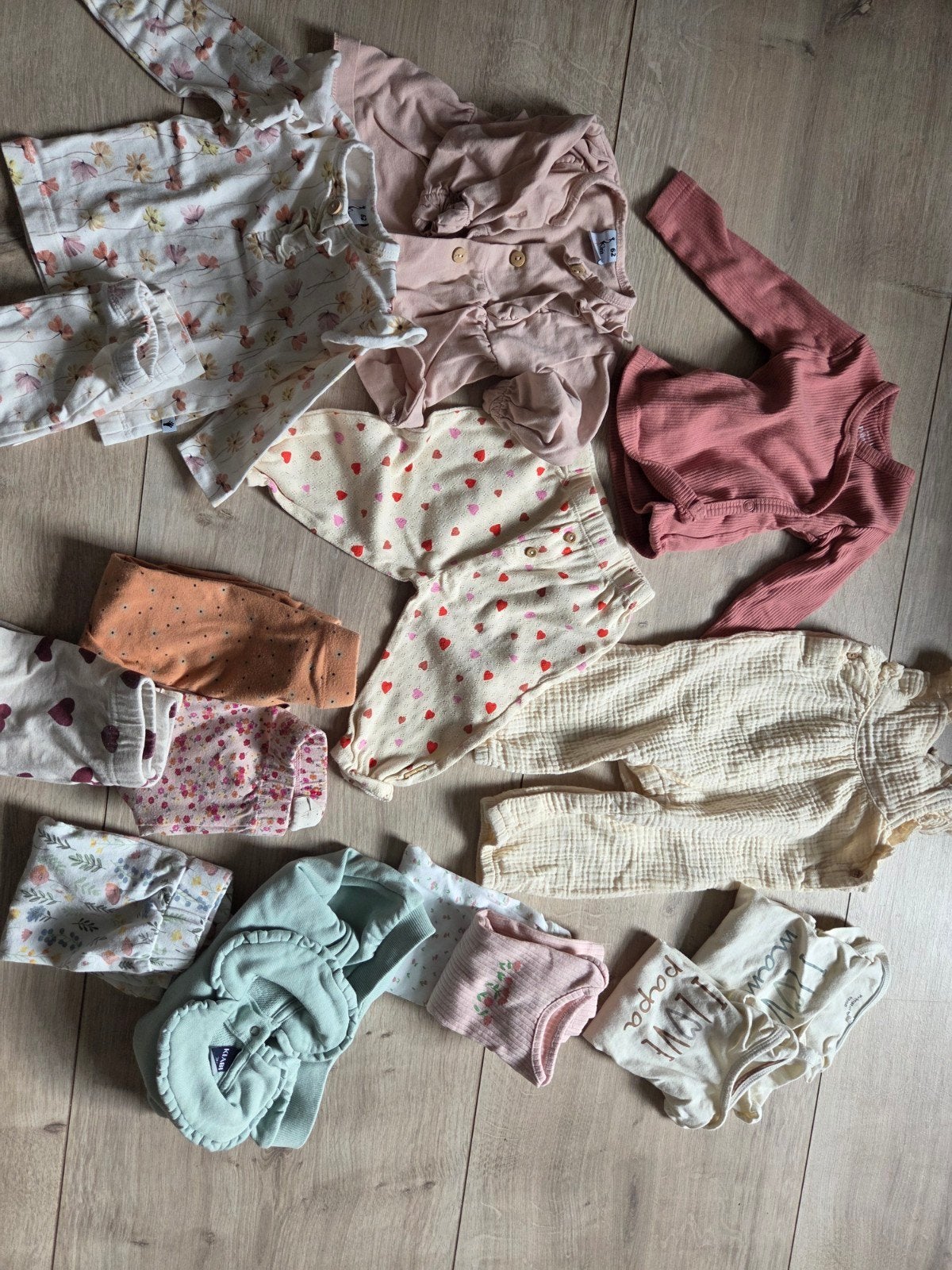 Babypakket kleding maat 62 - diverse merken, Ophalen of Verzenden, Zo goed als nieuw, Diverse, Meisje