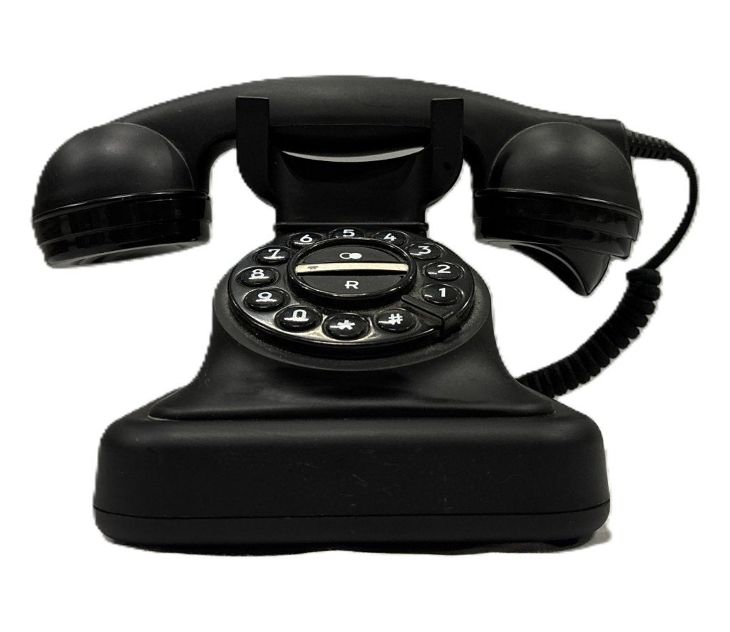 Profoon Graham retro telefoon zwart met druktoetsen, Niet bekend (tweedehands product), Ophalen of Verzenden, Niet bekend (tweedehands product)