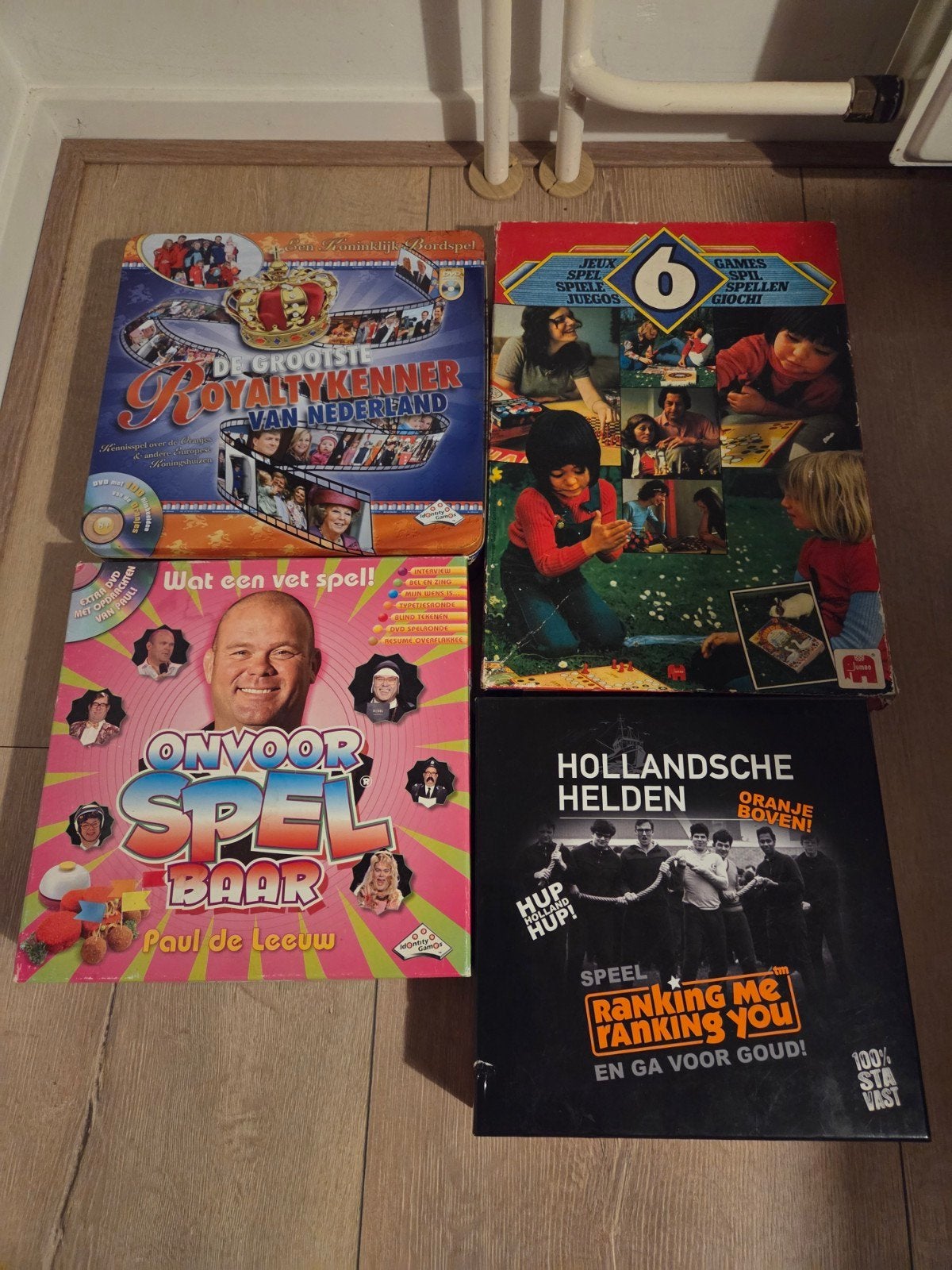Bordspellen: Royaltykenner, Onvoor Spelbaar, Ranking Me You, Drie of vier spelers, Ophalen, Gebruikt