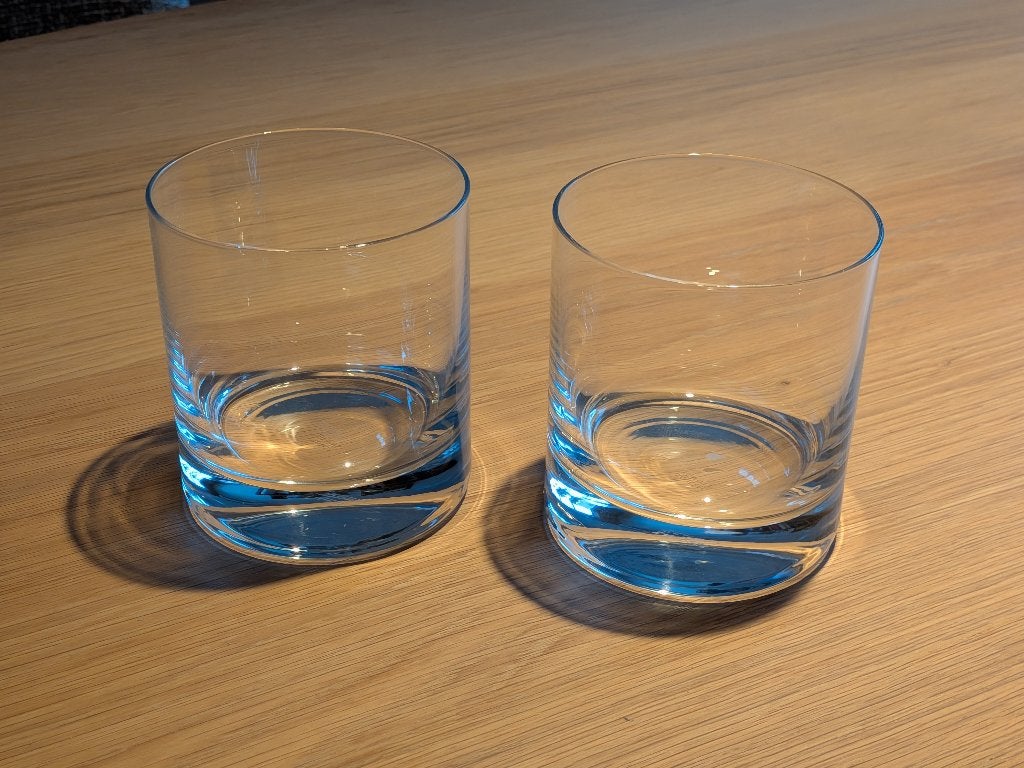 2x Schott Zwiesel Whisky Tumbler Glazen, Verzamelen, Glas en Borrelglaasjes, Ophalen, Zo goed als nieuw, Overige typen