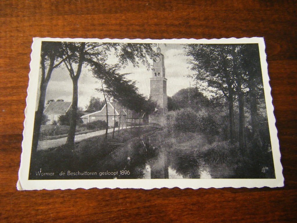 R41 - Wormer - Beschuittoren - Mooi/Oud, Ophalen of Verzenden, 1940 tot 1960, Zuid-Holland