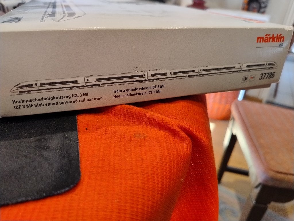 Märklin 37786 – ICE 3 "MF" (Vlaggetjes) – 5-delig – NIEUW, Ophalen, Wisselstroom, Treinset, Nieuw