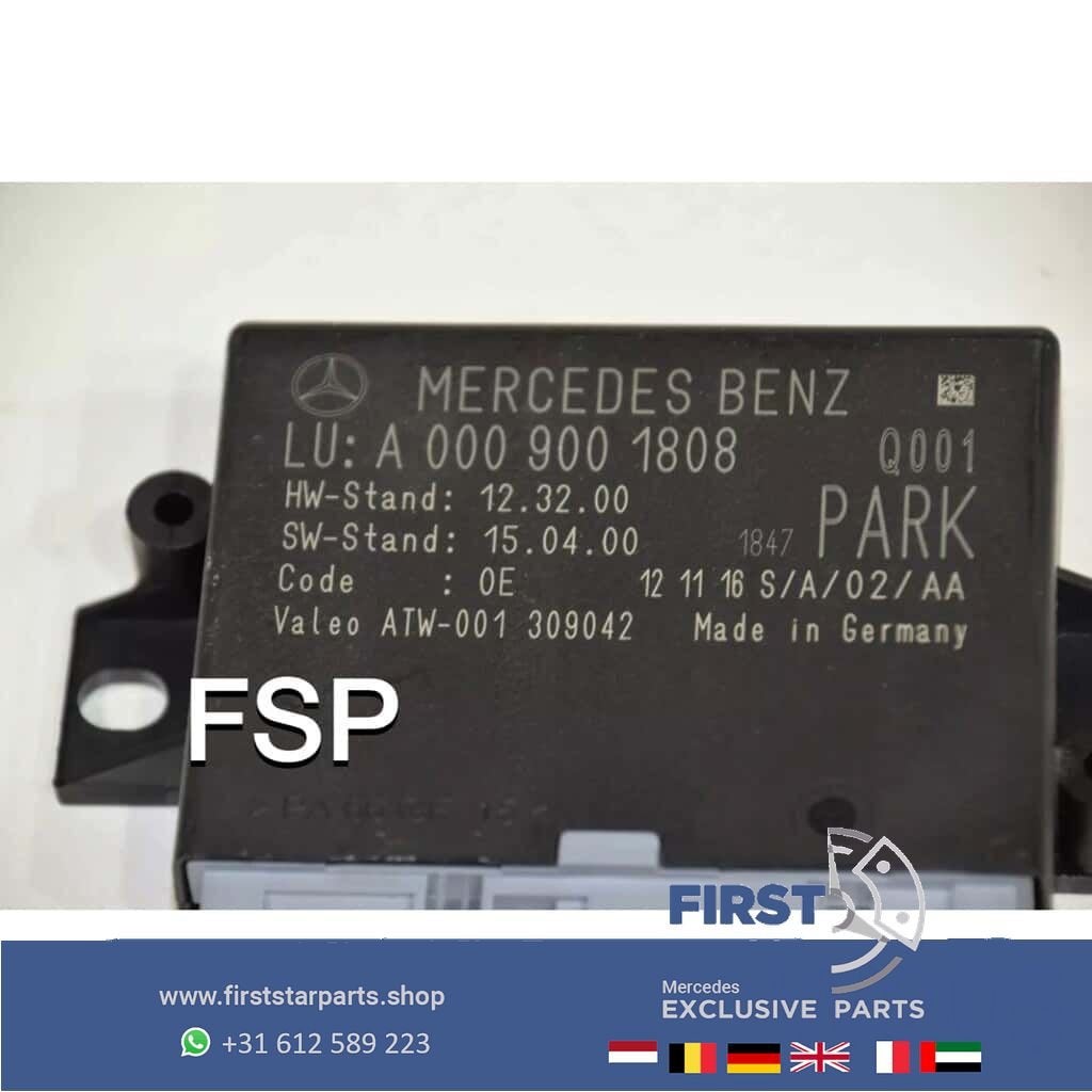 W205 parktronic A0009001808 C Klasse 2014-2019 parkeer modul, Gebruikt, -, Ophalen of Verzenden, -