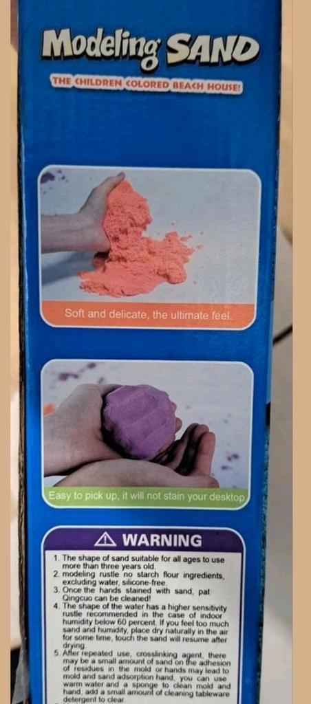 Mondeling Sand - Kinetisch Zand 1200g met Vormpjes, Onbekend, raadpleeg verpakking voor details, Nieuw, Onbekend, raadpleeg verpakking voor details
