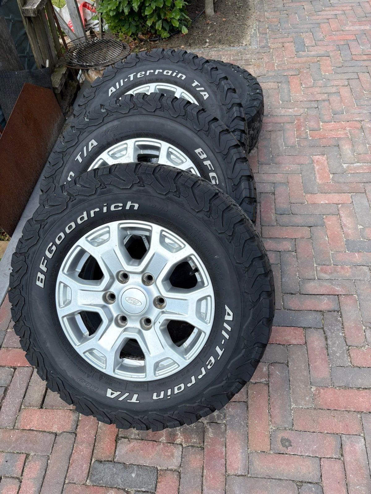 Terreinwielenset Ford Ranger, Auto-onderdelen, Banden en Velgen, Ophalen, Gebruikt, 16 inch, Banden en Velgen