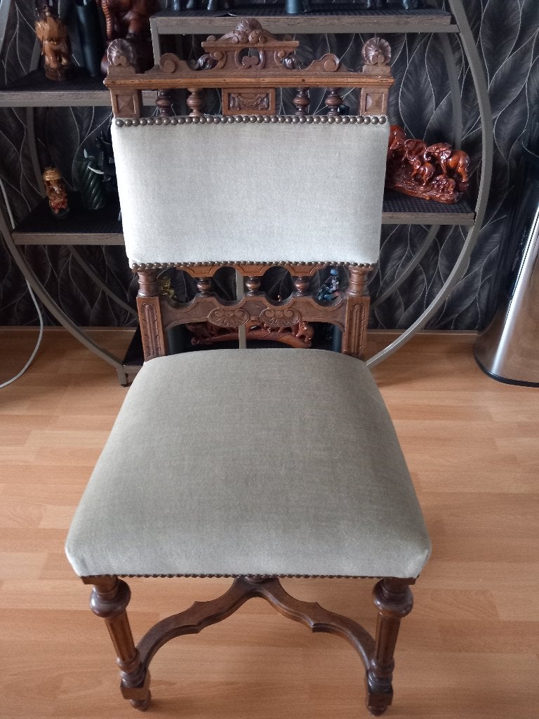 4 eetkamer stoelen, Ophalen, Gebruikt, Overige kleuren, Vier
