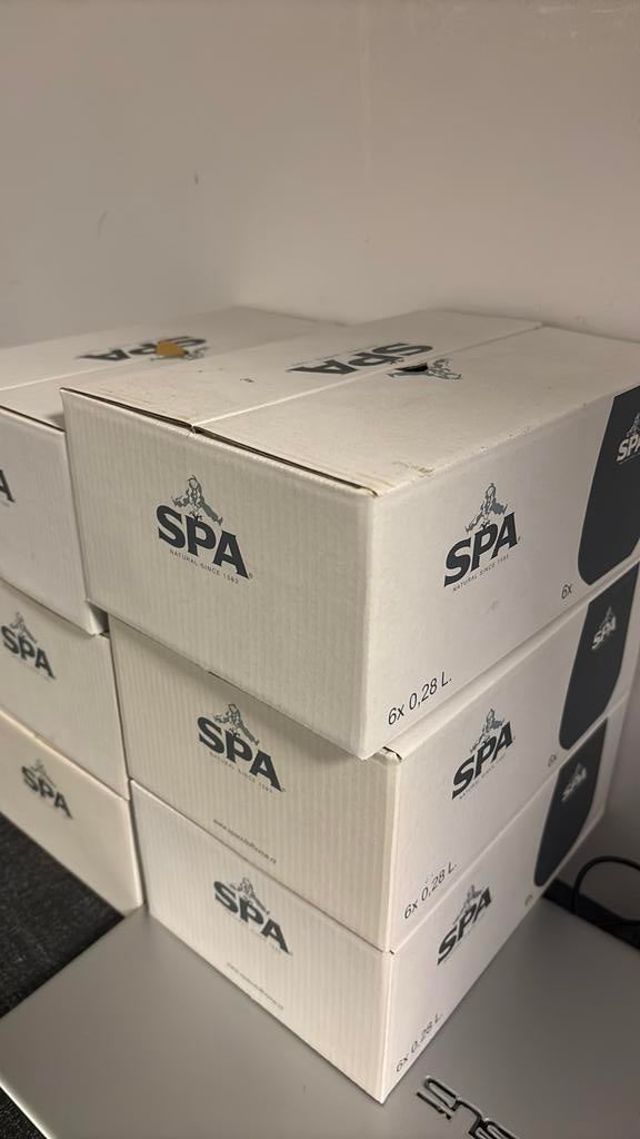 36 spa blauw glazen, Ophalen of Verzenden, Nieuw, Overige typen