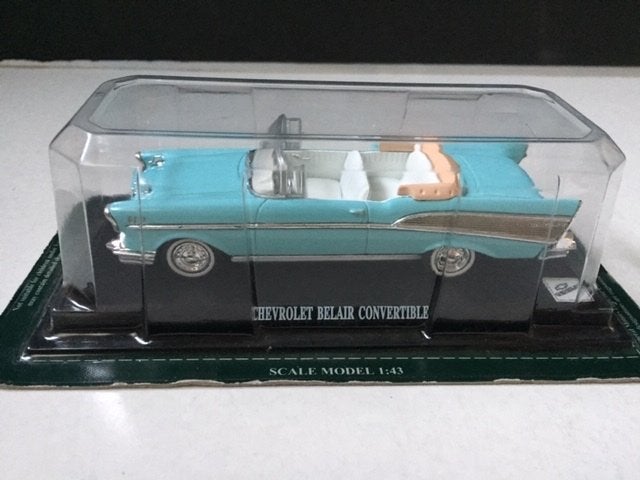 Chevrolet Belair Convertible metalen schaalmodel., Ophalen of Verzenden, Nieuw, Auto, Overige merken