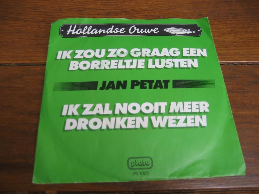 jan petat 2x singles, 7 inch, Single, Ophalen of Verzenden, Zo goed als nieuw