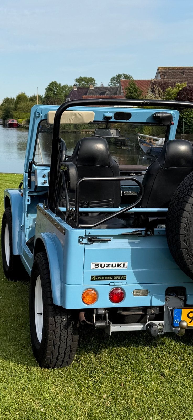 Suzuki LJ80 jeep  Oldtimer Belastingvrij, Auto's, Blauw, Vierwielaandrijving, Particulier, SUV of Terreinwagen