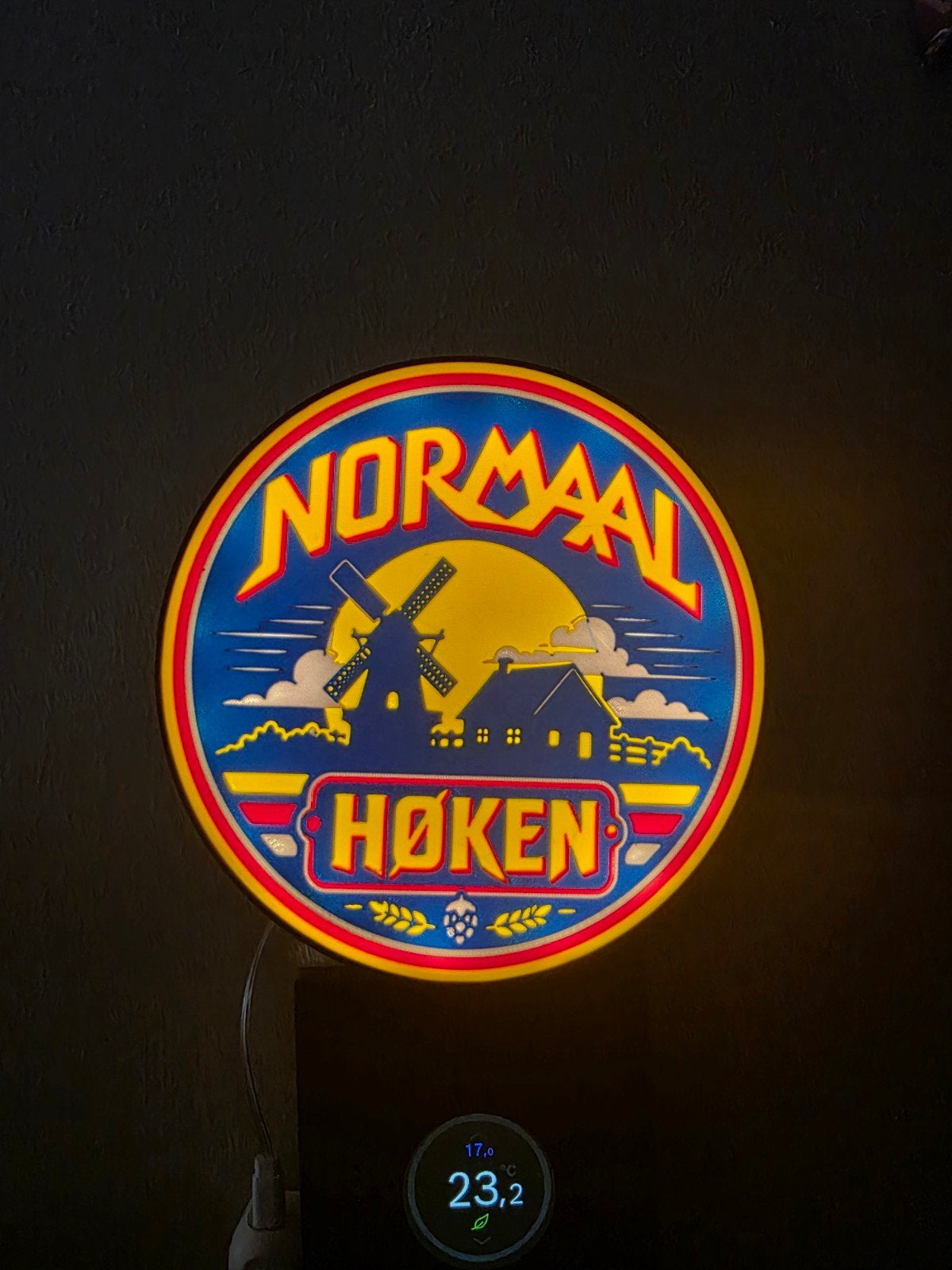Mooie Normaal Hoken wandlamp, Gebruikt, Meerkleurig, Overige fittingen, Ophalen of Verzenden
