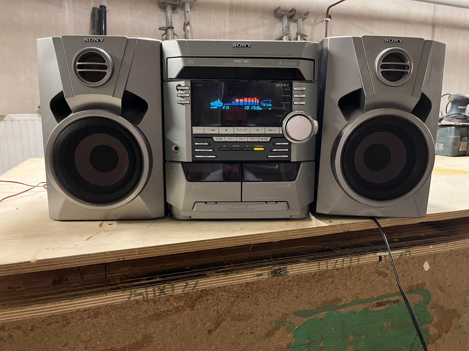 Sony MHC-BX2, Ophalen of Verzenden, Gebruikt, Overige typen, Met cd-speler
