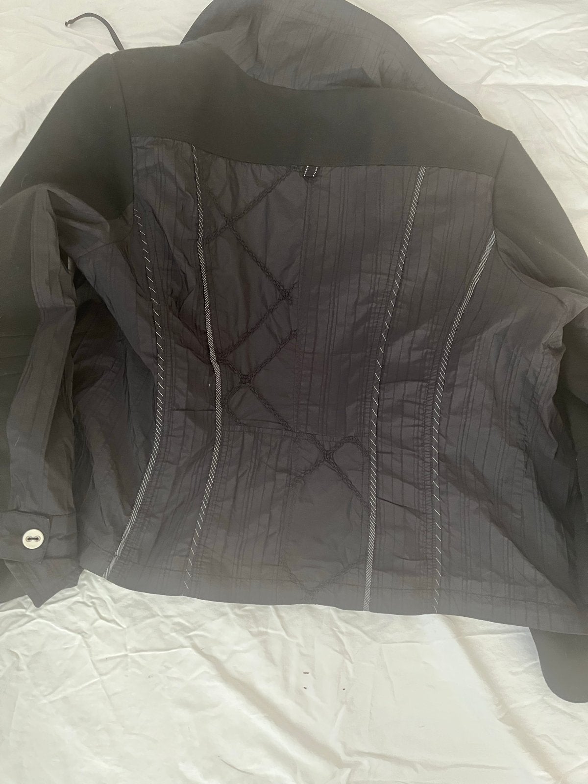 Stijlvol Zwart BiBA Jasje - Maat 46/48 (XL), Ophalen of Verzenden, Zo goed als nieuw, Maat 46/48 (XL) of groter, Zwart