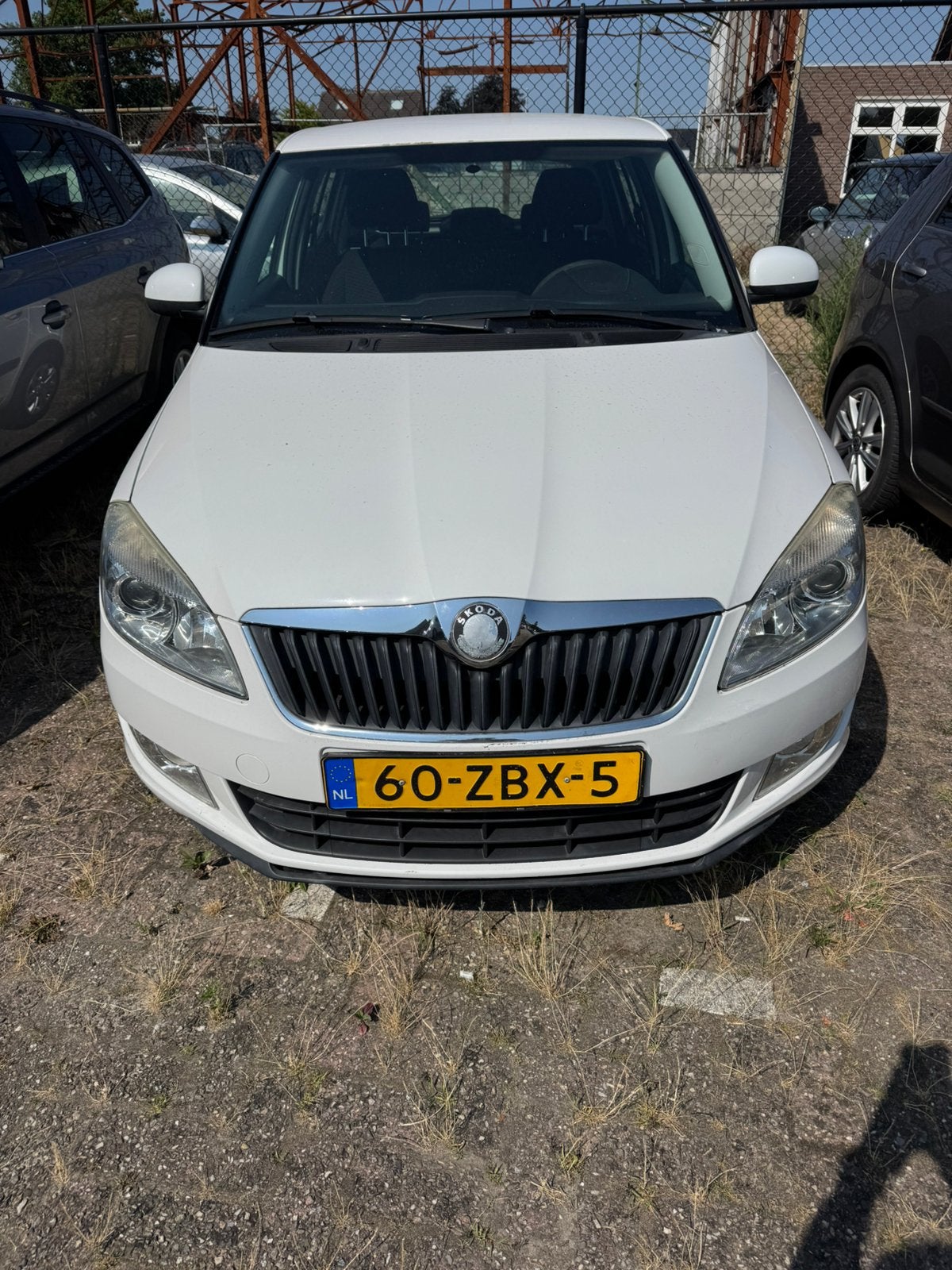 Skoda 2010 Wit, Auto's, 40 €/maand, 990 kg, 1198 cc, Wit