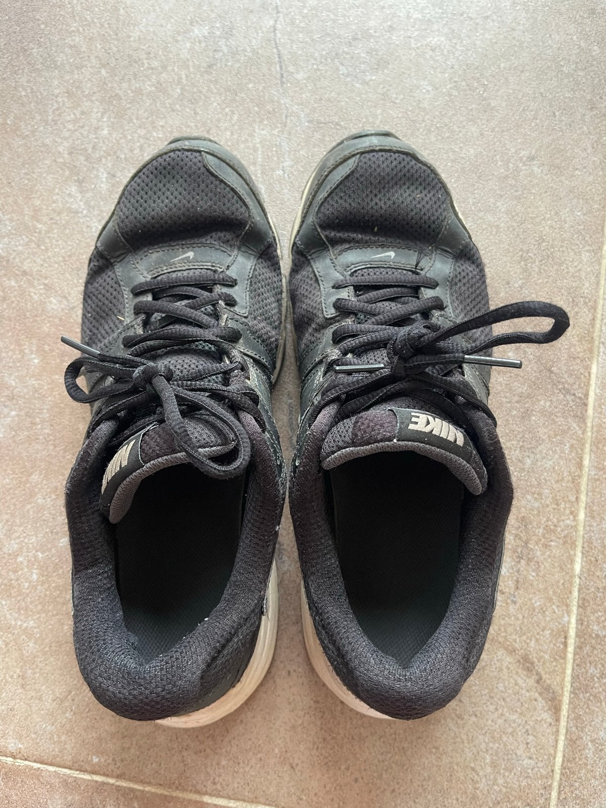 Nike sportschoenen zwart, maat 43, Ophalen, Gedragen, Zwart, Sneakers of Gympen