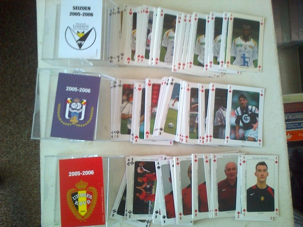 3 kaartspellen voetbal nieuw compl. geen jokers B w, Verzamelen, Ophalen of Verzenden, Nieuw, Speelkaart(en)