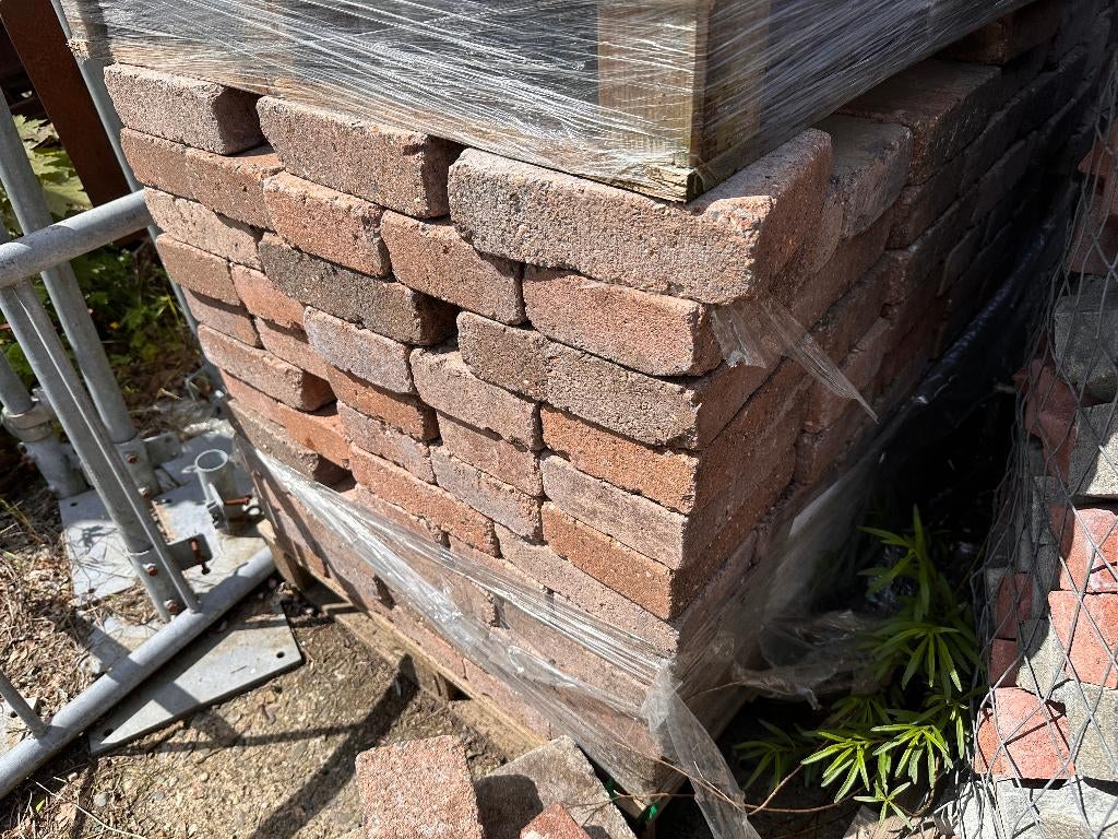 9,7 m2 Rumbelstones 14x21 stenen, bestrating, sierbestrating, Tuin en Terras, Tegels en Klinkers, Ophalen, Nieuw, Beton, Terrastegels