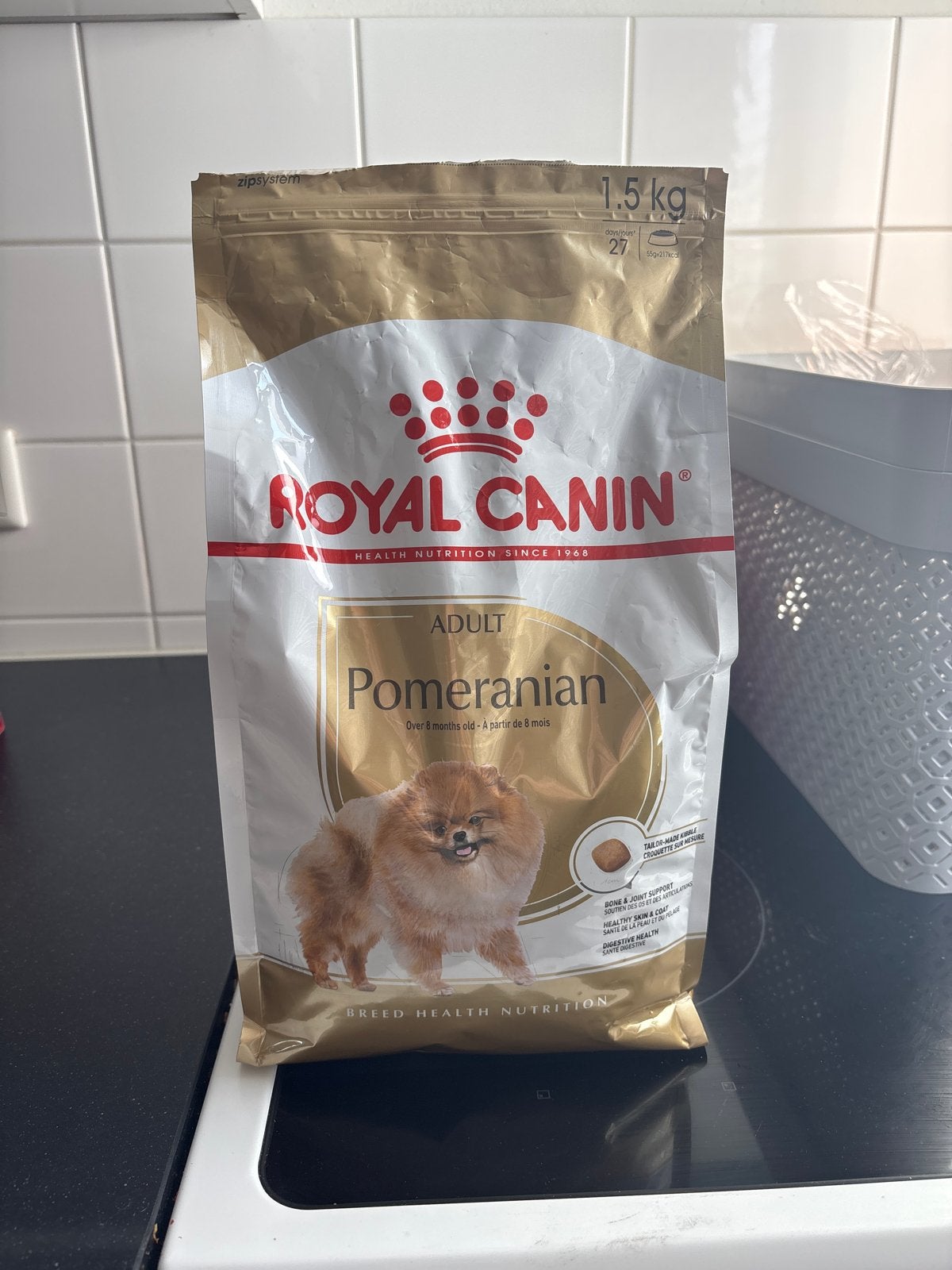 Honden voer, Ophalen, Hond
