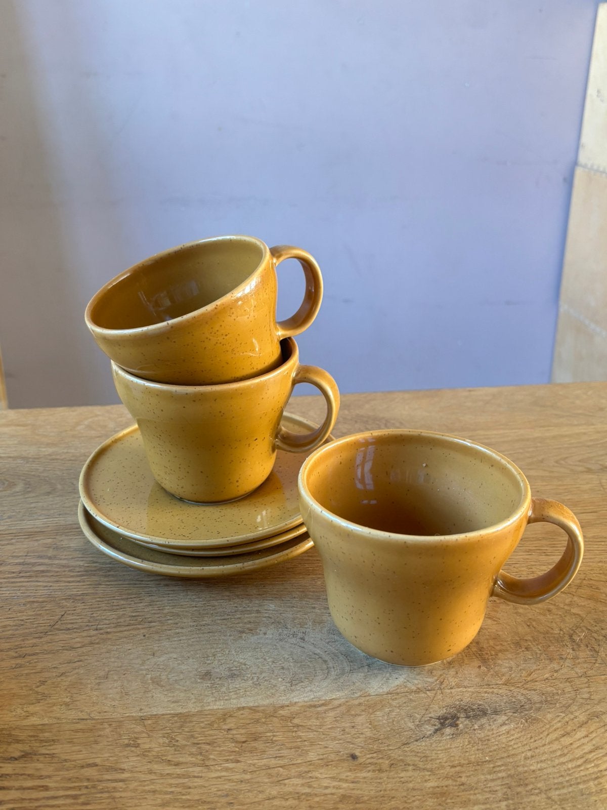 Vintage ikea kop en schotel, Huis en Inrichting, Ophalen, Keramiek, IKEA, Zo goed als nieuw