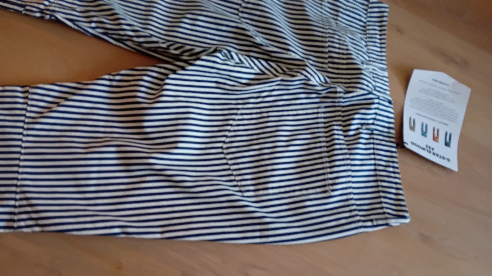 G star gestreepte dames broek nieuw wijd 33 lengte 32, Ophalen of Verzenden, Nieuw, Maat 42/44 (L), Lang