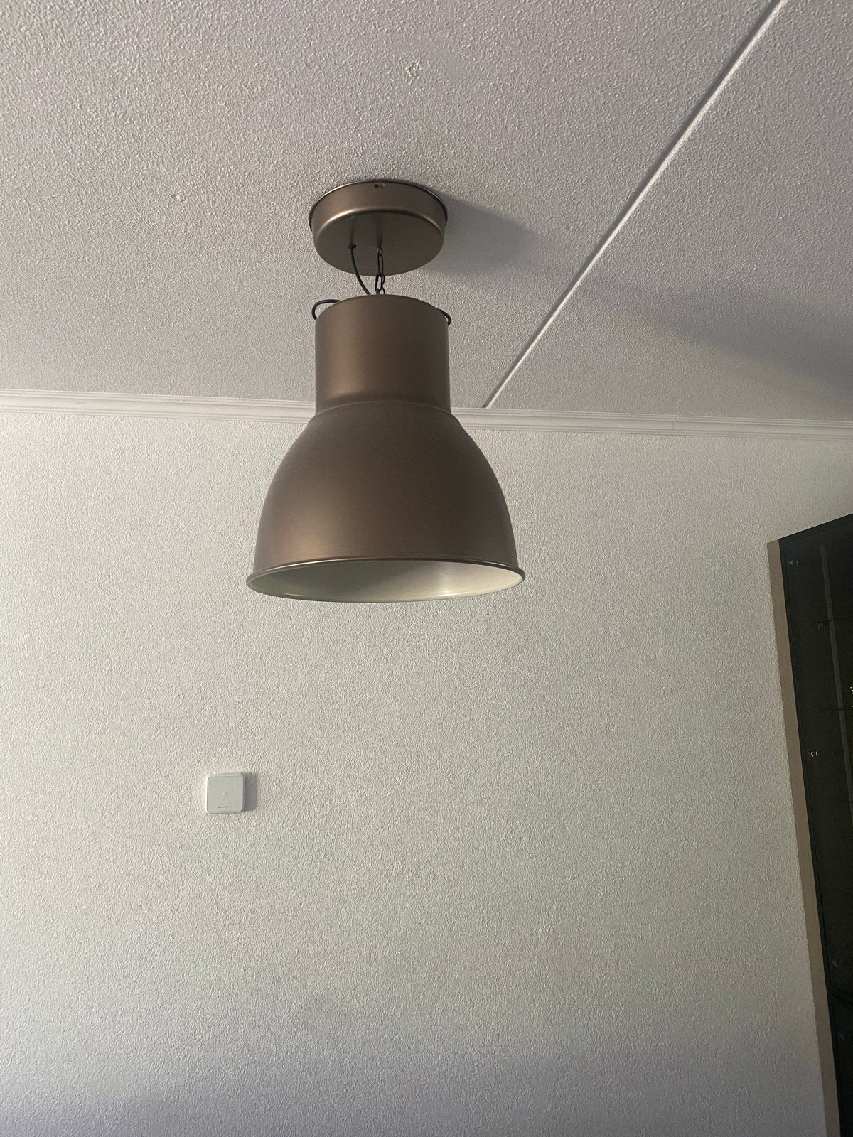 Hektar hanglamp en vloerlamp - brons, set, Ophalen, Gebruikt, Metaal
