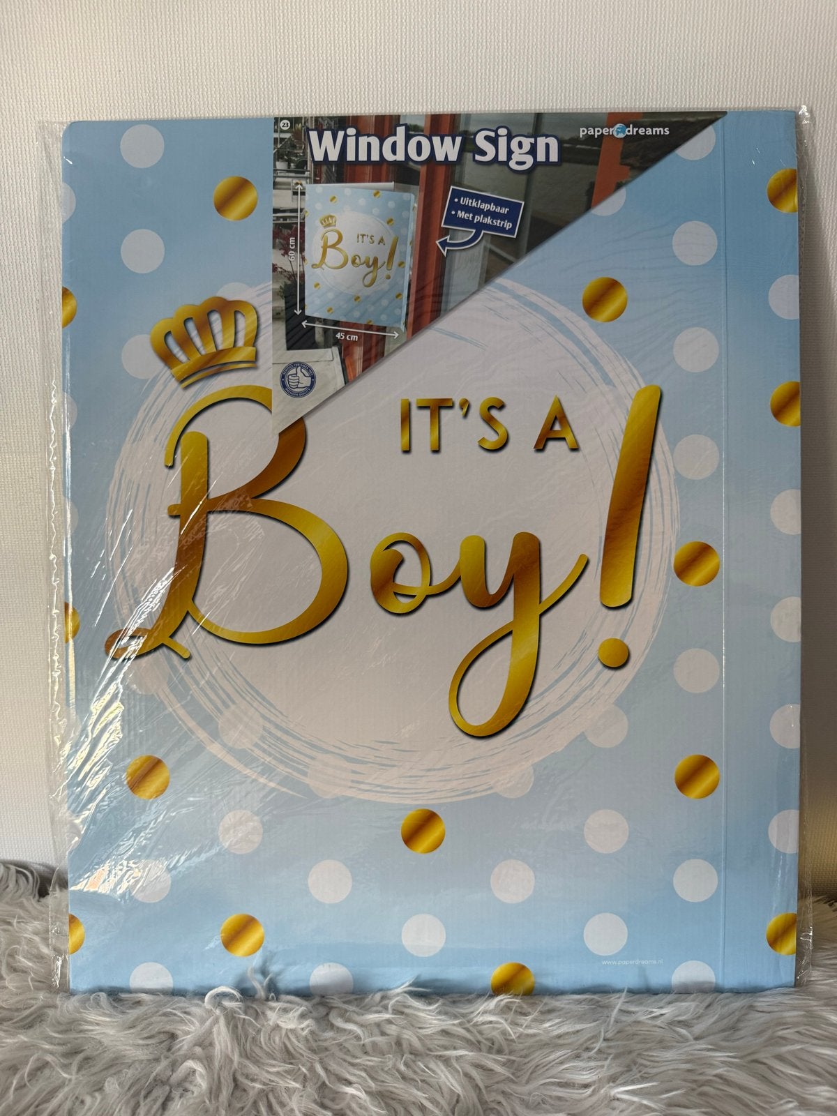 It's a Boy! Raambord - Geboorte Aankondiging, Ophalen of Verzenden, Nieuw
