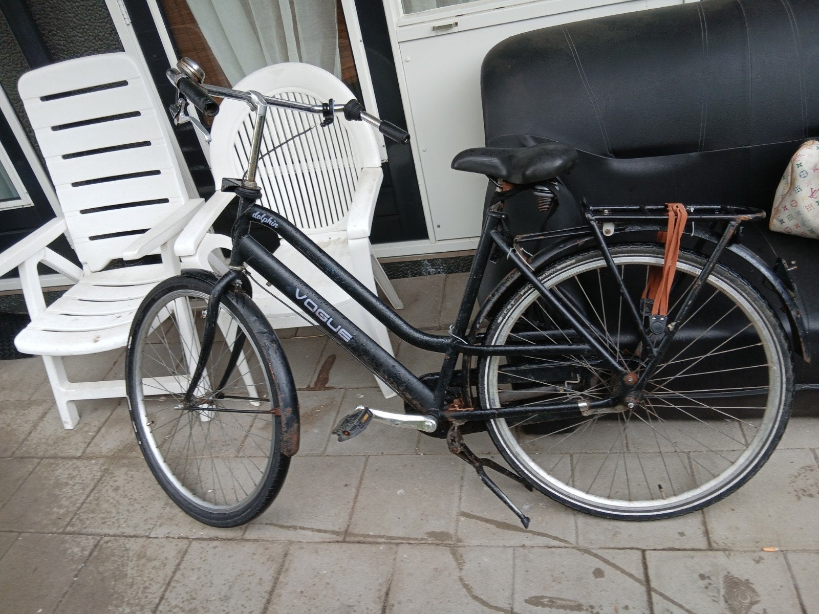 Vogue Dolphin damesfiets - Gebruikt, Overige merken, Terugtraprem, Verzenden, 53 tot 56 cm