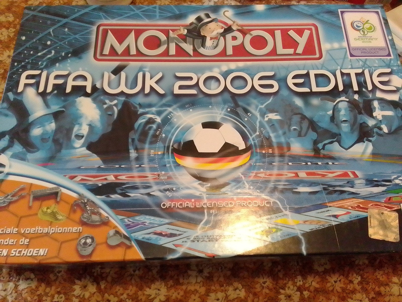 Monopoly FIFA WK 2006 Editie Bordspel, Hobby en Vrije tijd, Gezelschapsspellen | Bordspellen, Gebruikt, Drie of vier spelers, Vijf spelers of meer