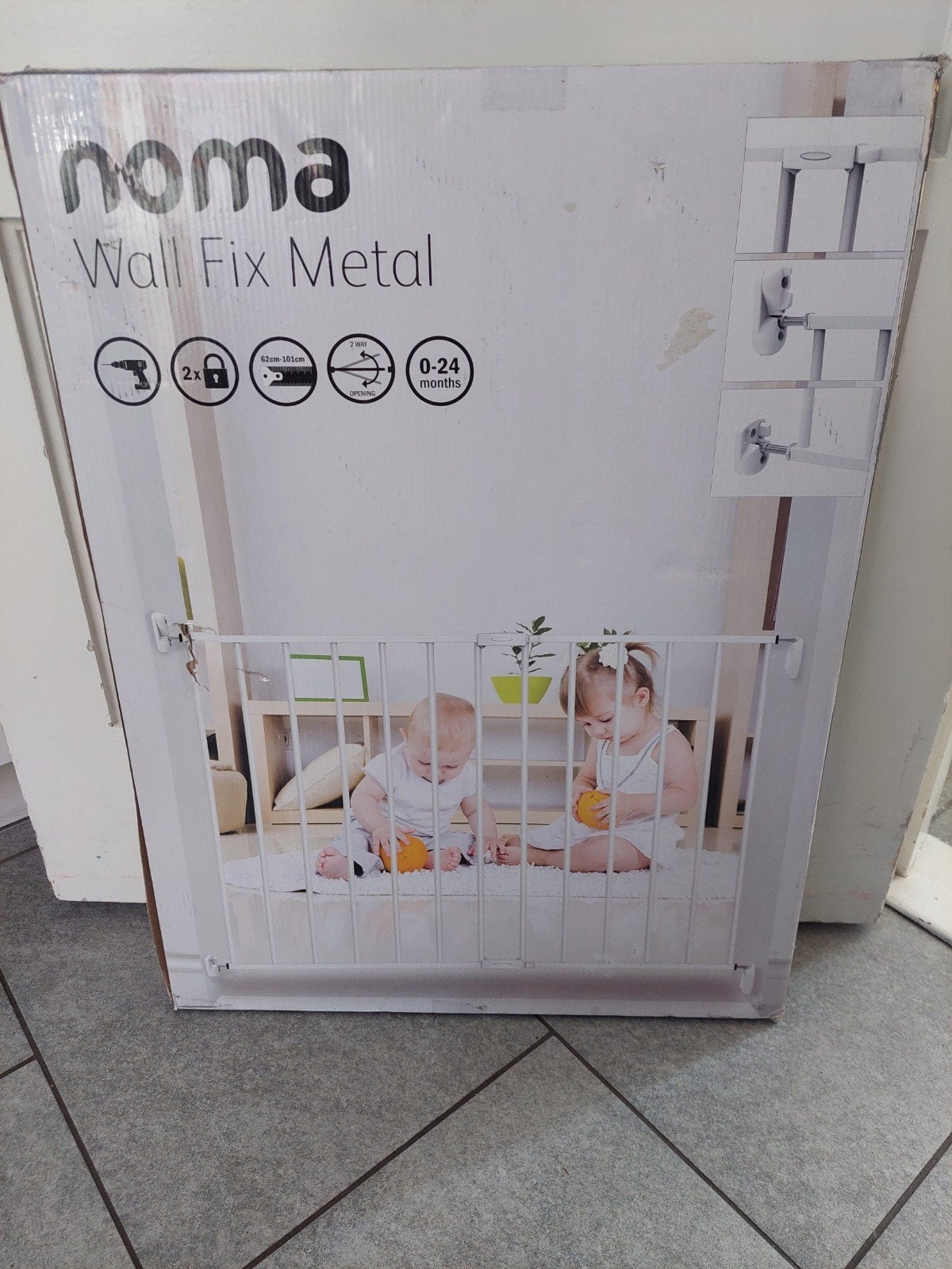 Noma veiligheidshekje, nieuw in de doos, Kinderen en Baby's, Traphekjes, Nieuw, 100 tot 115 cm, Ophalen of Verzenden, Metaal of IJzer