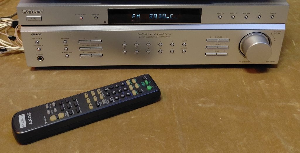 Sony Str-197, Ophalen, Zo goed als nieuw, 60 tot 120 watt, Sony