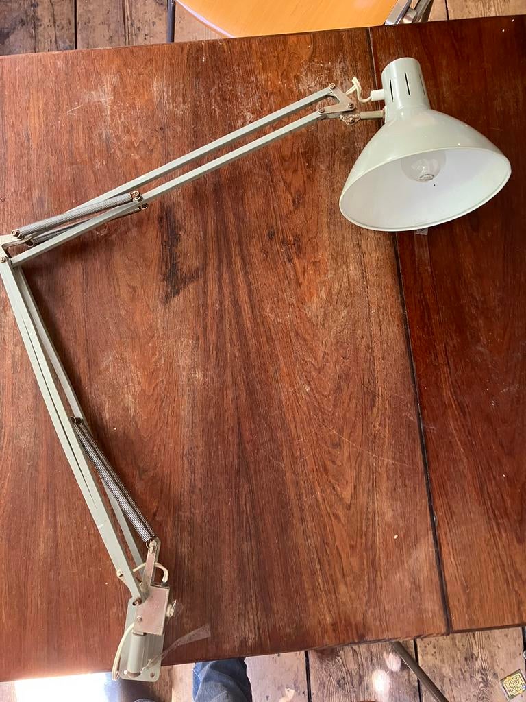 Hala schaarlamp werklamp architectenlamp, Ophalen of Verzenden