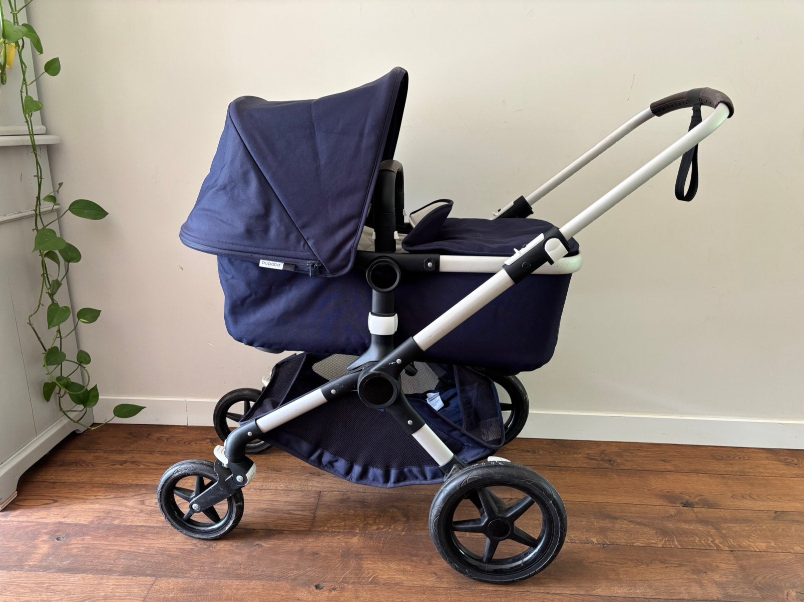 Bugaboo Fox classic kinderwagen Navy & accessoires, Ophalen, Gebruikt, Bugaboo