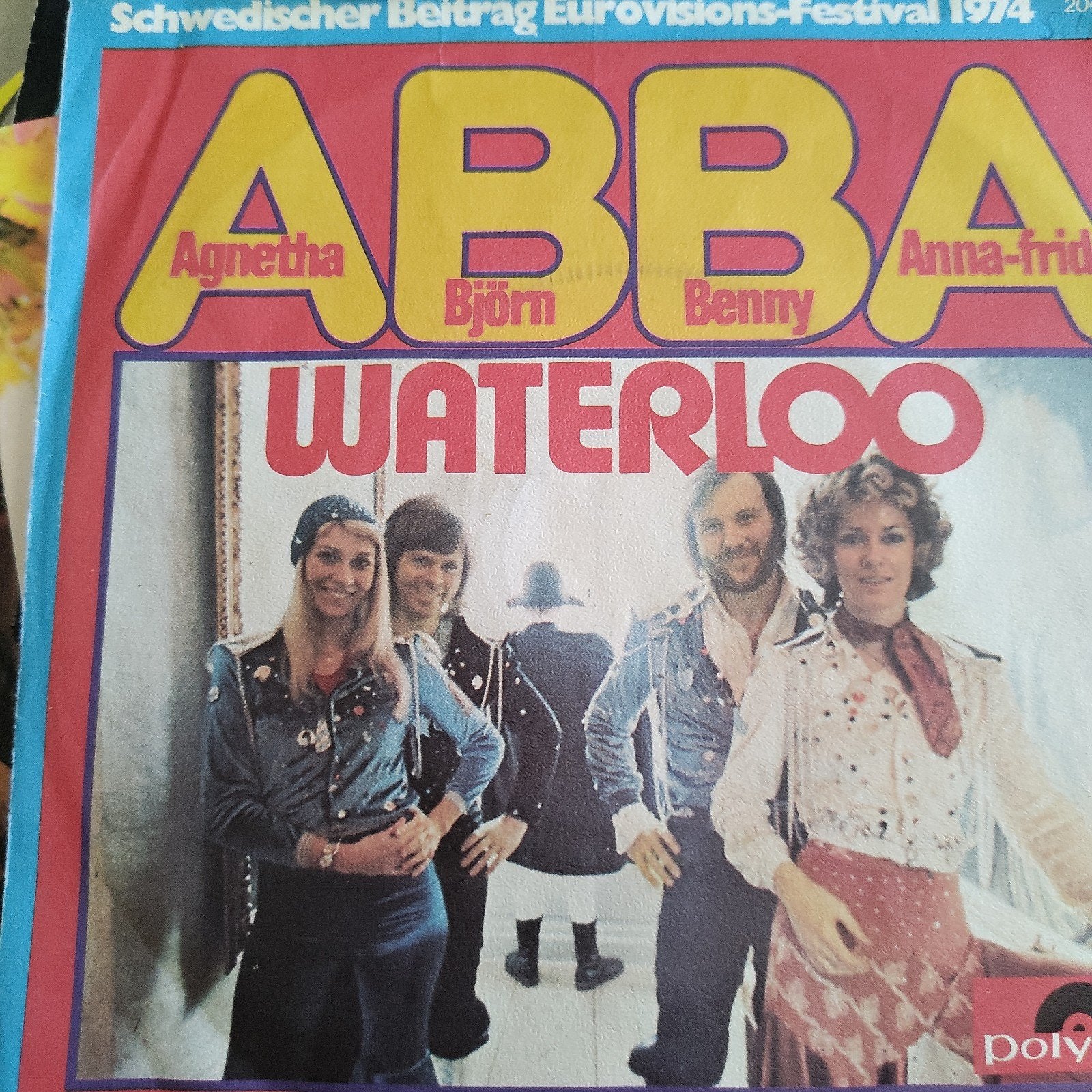 ABBA - Waterloo (Vinyl Single, 1974), Cd's en Dvd's, Gebruikt, Originele persing, 7 inch, Ophalen of Verzenden