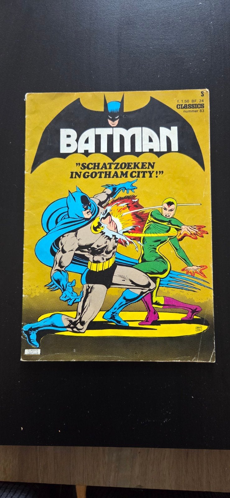 Batman stripboekje uit 1977 - Schatzoeken in Gotham City, Eén stripboek, Ophalen of Verzenden, Gelezen