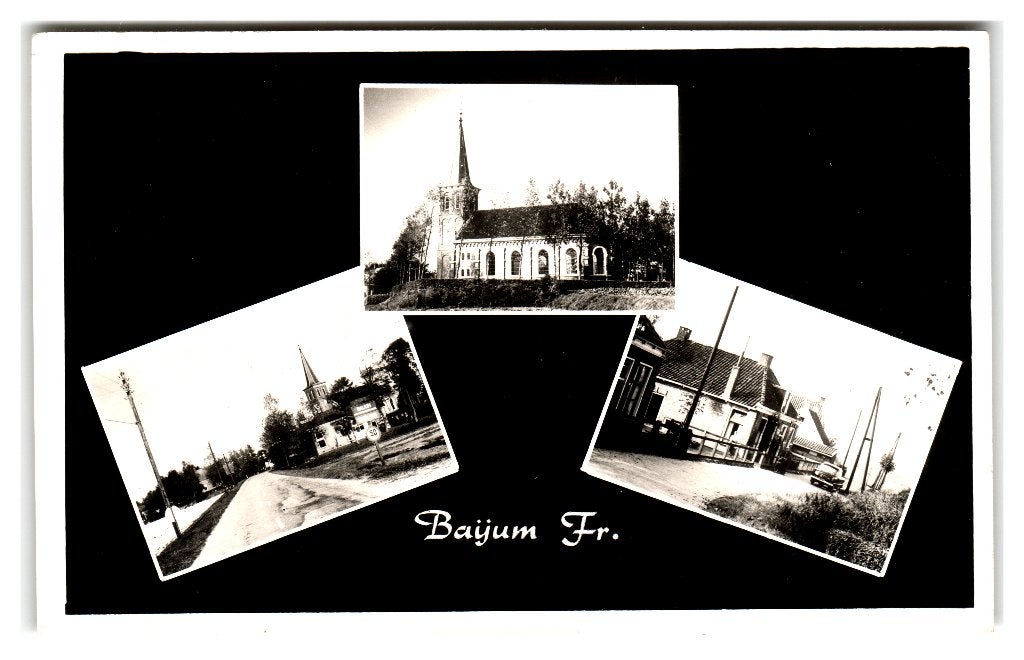 Baijum, Drieluik, Verzenden, 1960 tot 1980, Gelopen, Friesland