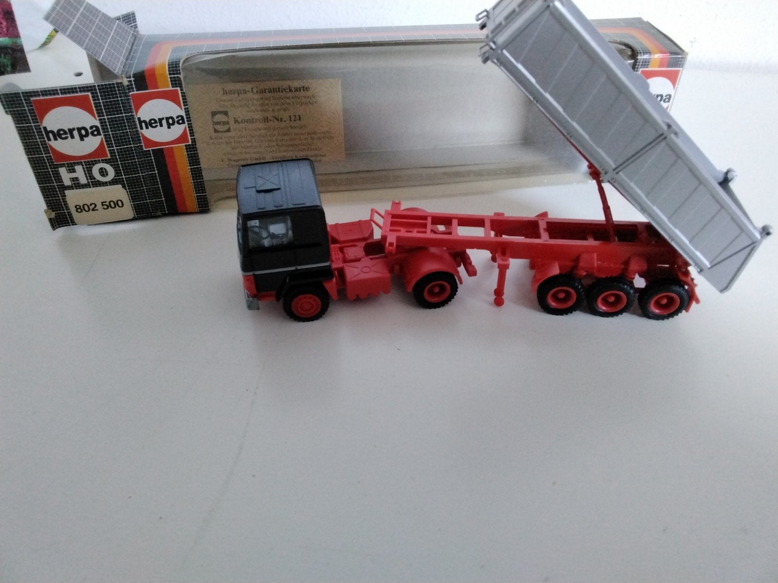 Herpa HO 802 500 Truck met kiepbak - Nieuw in doos, Overige merken, 1:50 of kleiner, Nieuw, Ophalen of Verzenden