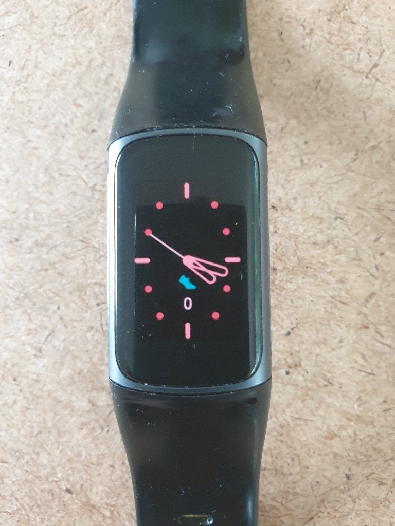 Fitbit charge 5 met lader, Gebruikt, Zwart, Ophalen of Verzenden, Fitbit