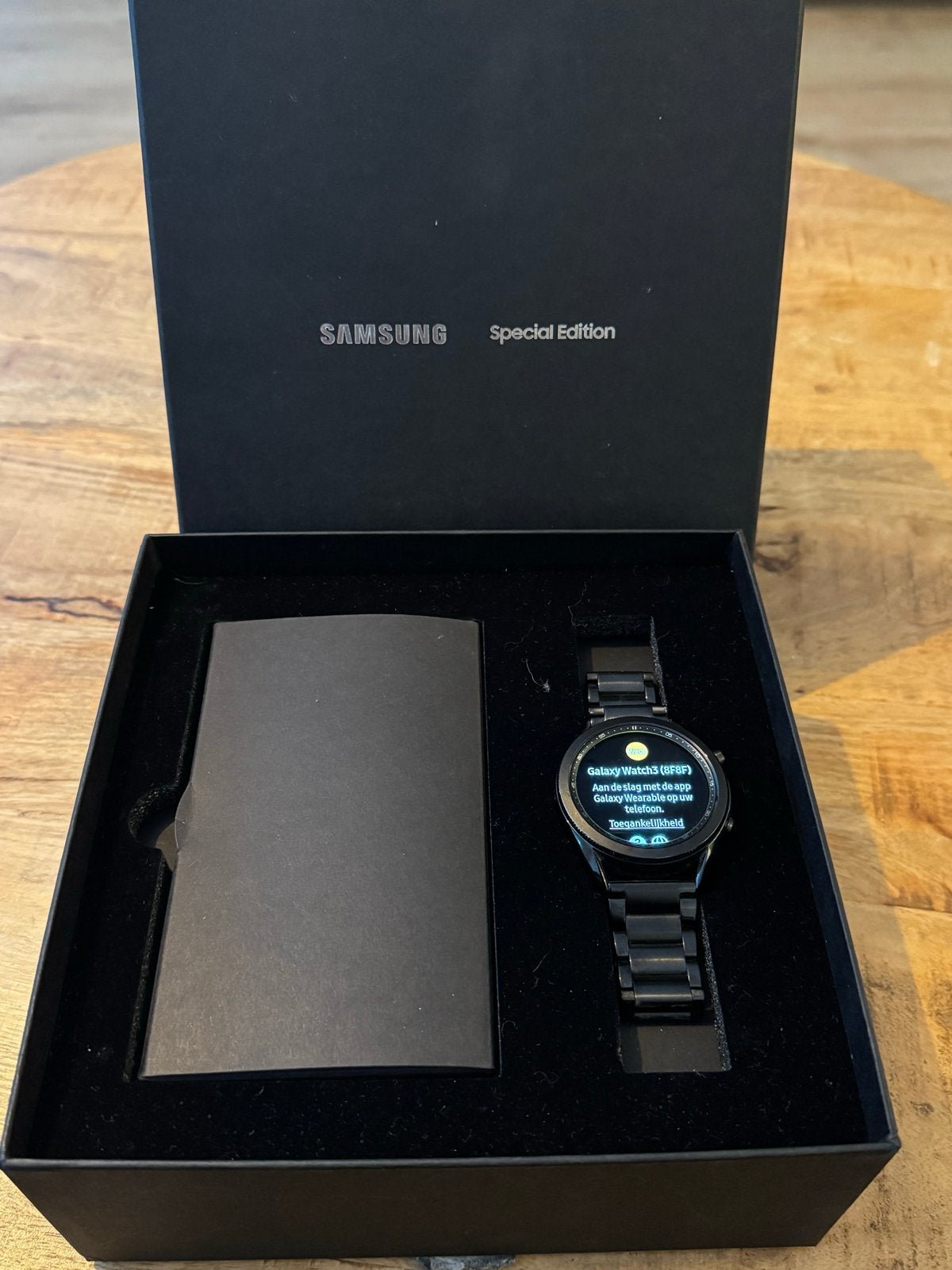 Samsung Galaxy Watch3 45mm Special Edition, Hartslag, Zwart, Ophalen of Verzenden, Zo goed als nieuw