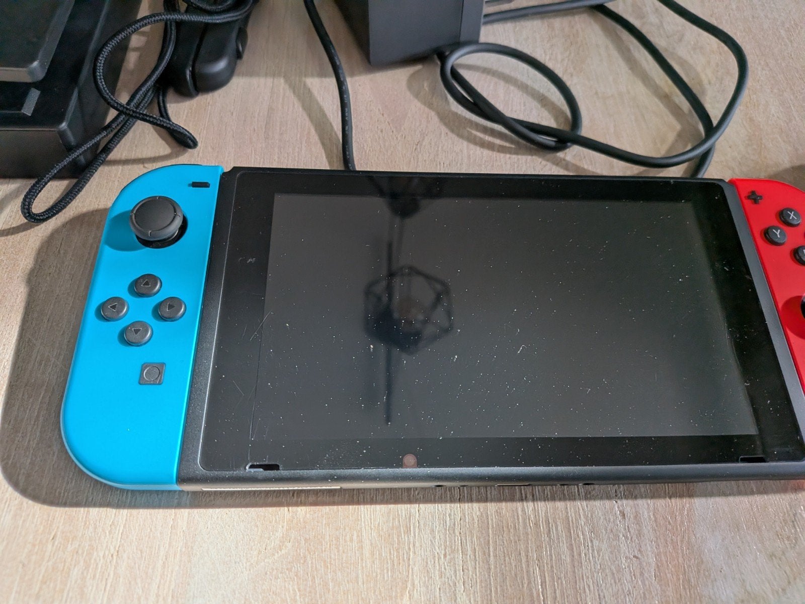 Nintendo Switch v2 (2019 Upgrade) + doos, Ophalen of Verzenden, Met 2 controllers, Switch 2019 Upgrade