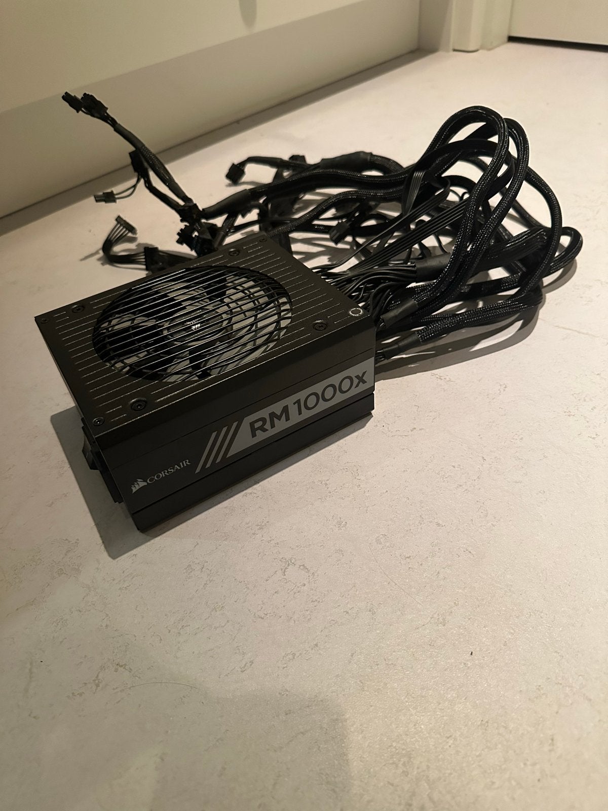 Corsair RM1000x Voeding - 1000W Modulair - 80+ gold, Ophalen of Verzenden, Zo goed als nieuw