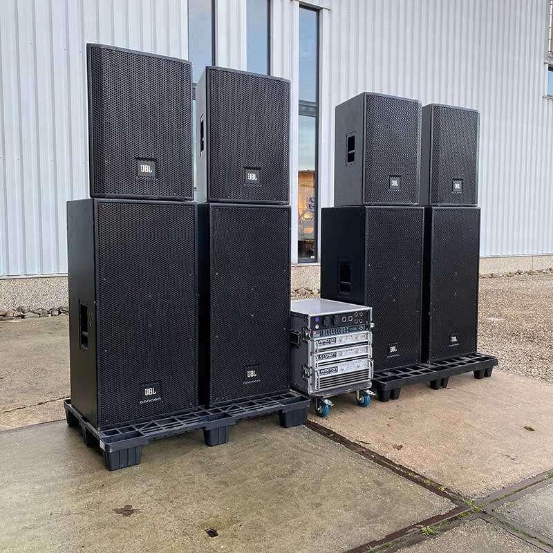 JBL P733 (4) + P746 (4) + Crown Amplifier Rack SET, Audio, Tv en Foto, Luidsprekers, Gebruikt, Overige typen, 120 watt of meer