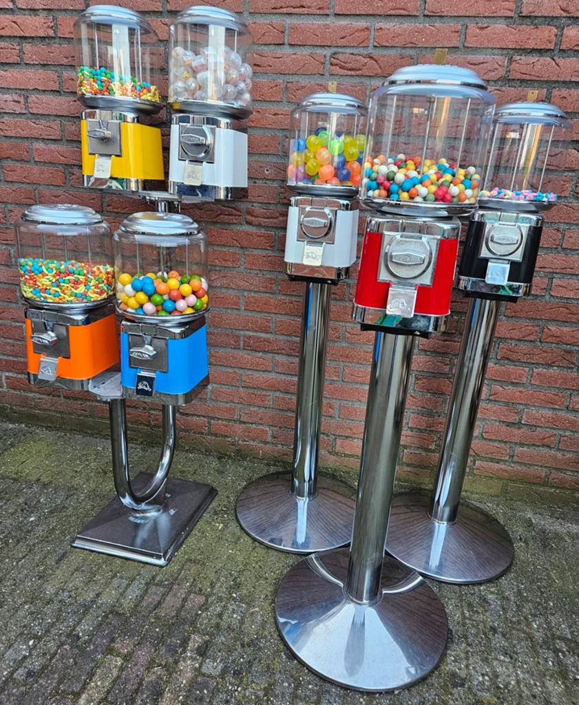 FIFTIES SIXTIES BEAVER CAPSULE /  KAUWGOMBALLEN AUTOMATEN, Ophalen, Zo goed als nieuw
