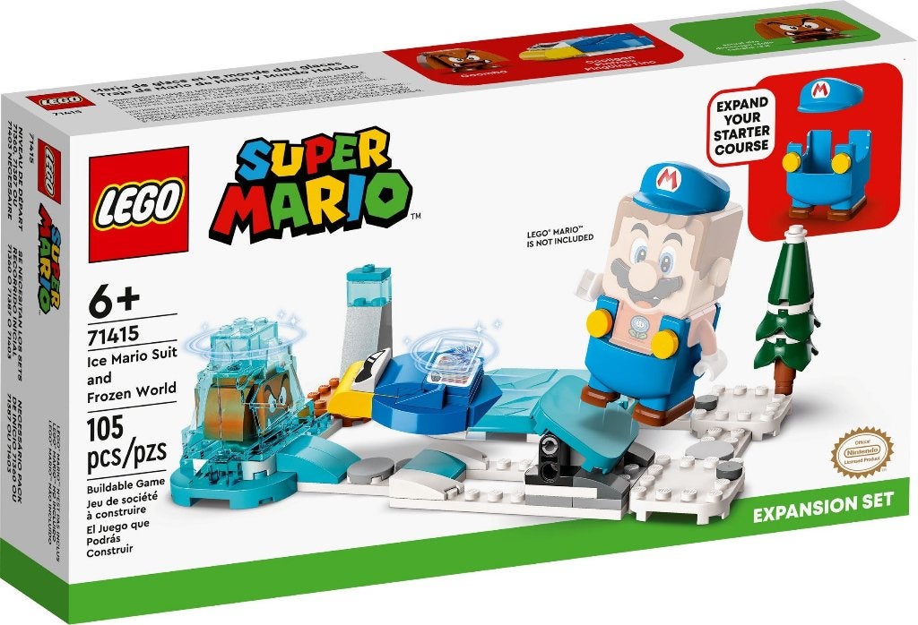 LEGO 71415 Ice Mario Suit and Frozen World (Super Mario), Overige thema's, Nieuw, Ophalen of Verzenden, Complete set