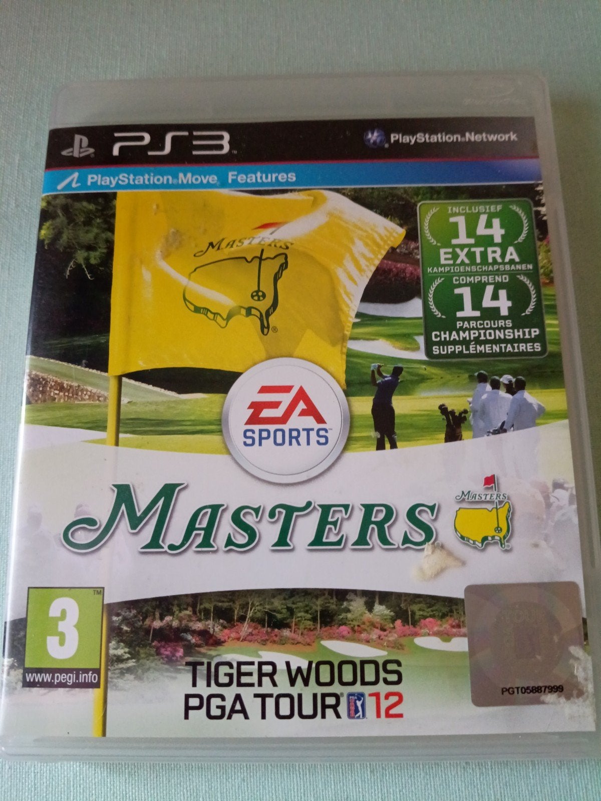 Tiger Woods PGA Tour 12 Masters PS3 Golf Game, Online, Gebruikt, 1 speler, Ophalen of Verzenden