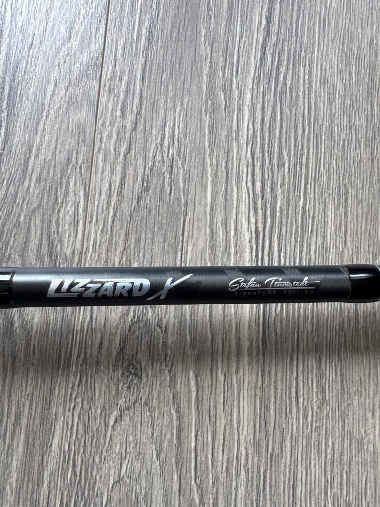 BFT Lizzard X Stefan Trumstedt baitcast hengel  238cm 130GR, Ophalen, Zo goed als nieuw, Werphengel