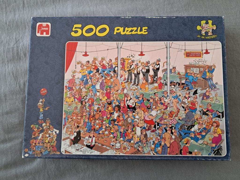 Diverse jan van haasteren puzzels, Ophalen of Verzenden, 500 t/m 1500 stukjes, Gebruikt, Legpuzzel