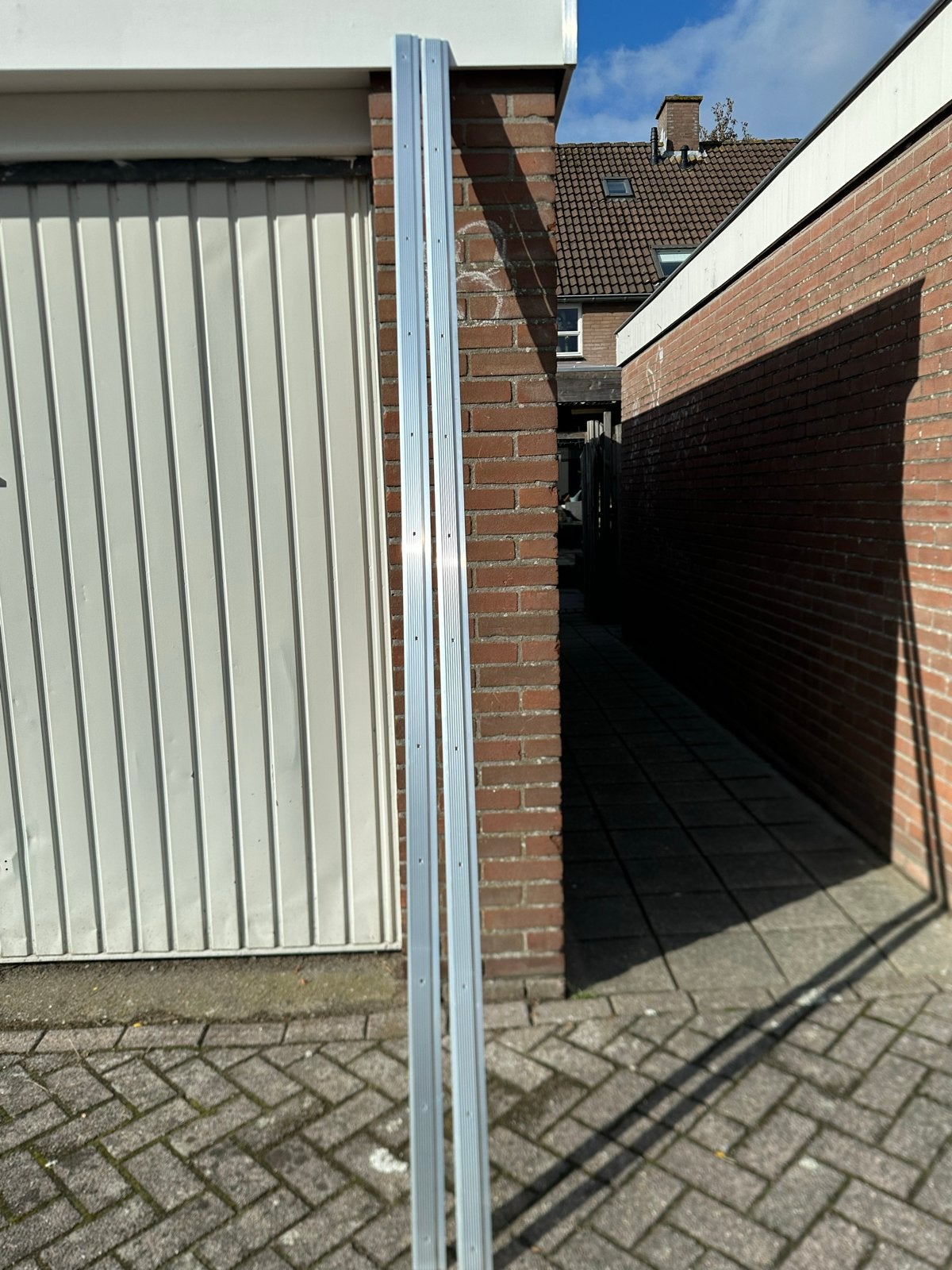 Aluminium knelstrip / knelprofiel voor dakbedekking – 250 cm, Ophalen, Overige materialen, Gebruikt, Zwart