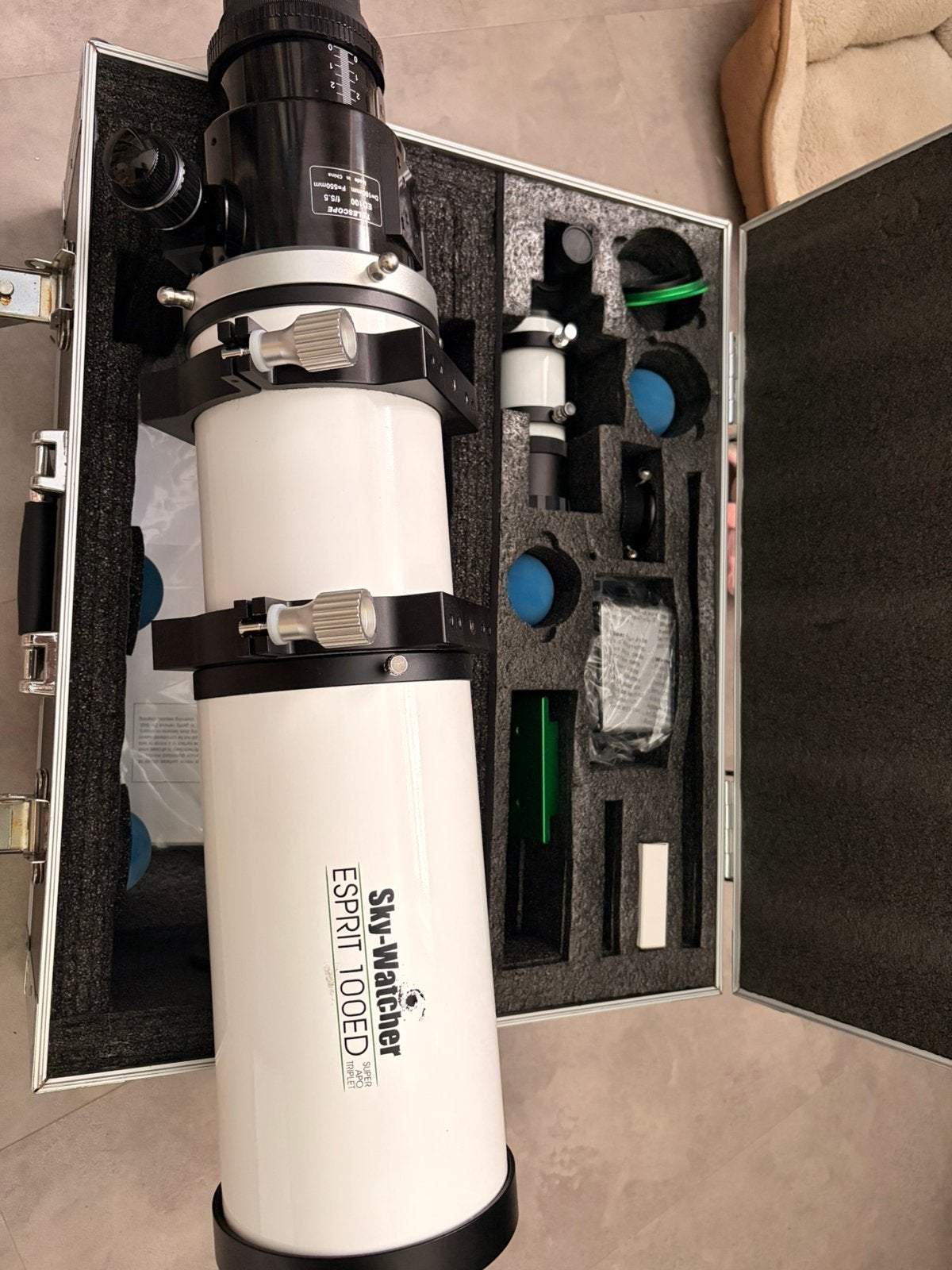 Skywatcher Esprit 100ED, Ophalen of Verzenden, Zo goed als nieuw, Minder dan 80 mm