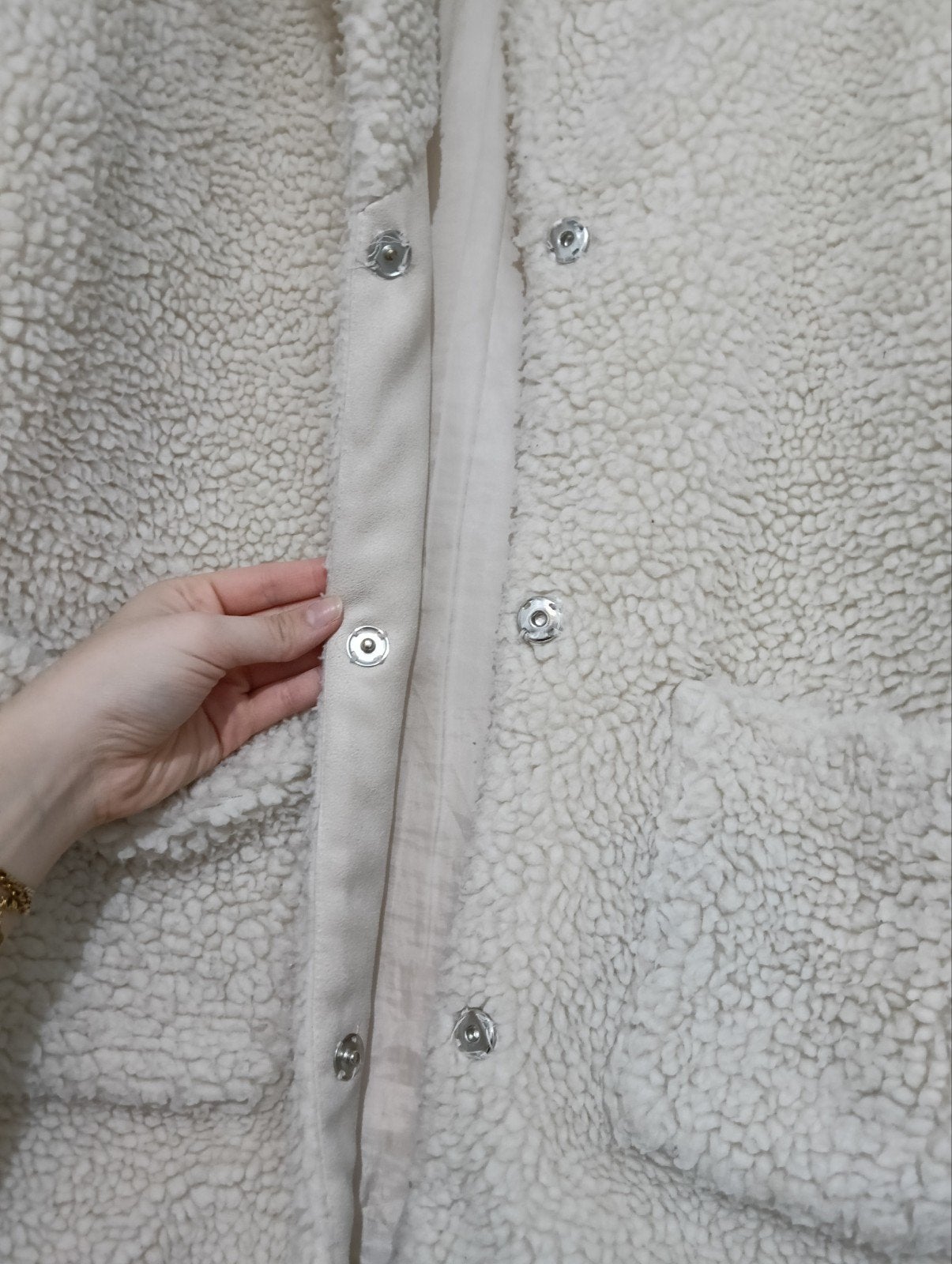 Primark Teddy Jas Crème - Maat 40, Ophalen of Verzenden