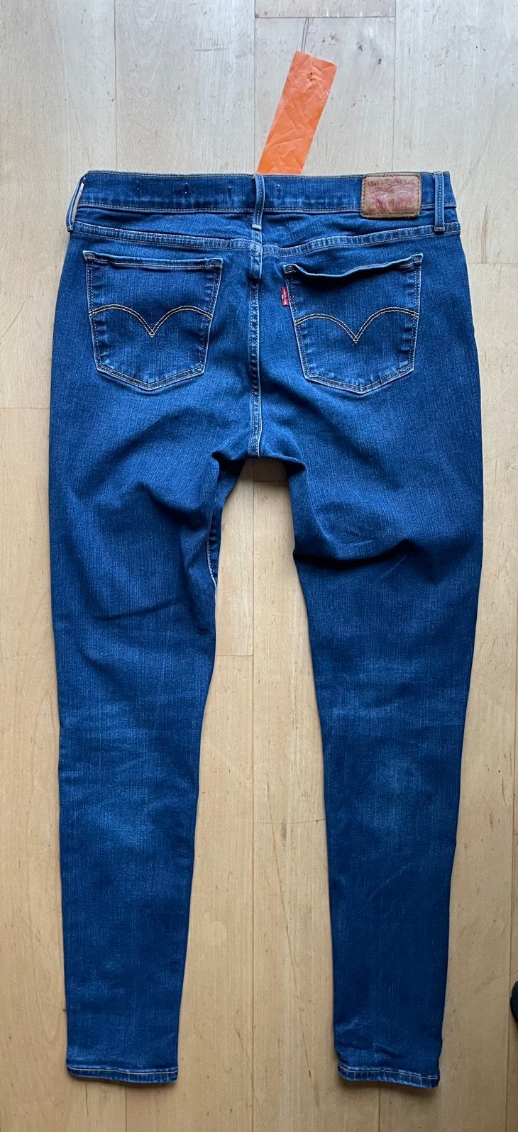 Levi Levis 710 Super Skinny jeans W31 L32 blauw, Ophalen of Verzenden, Zo goed als nieuw, Blauw, W30 - W32 (confectie 38/40)